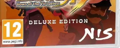 Disgaea 7: Vows of the Virtueless, the PEGI square on its front