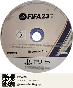FIFA 23 PlayStation 5, PAL disc