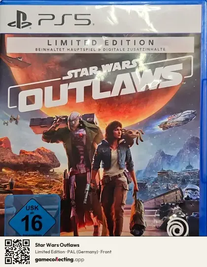 Star Wars Outlaws PlayStation 5, Germany box front