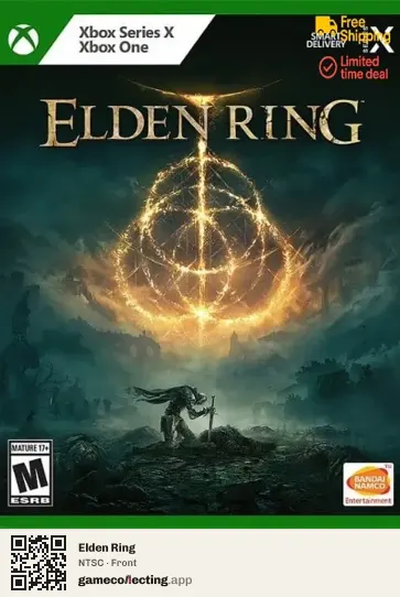 Elden Ring Xbox One, NTSC box front
