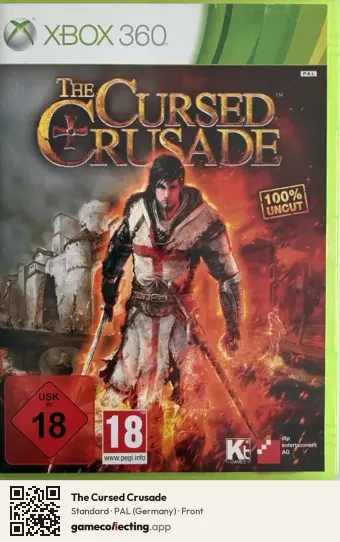 The Cursed Crusade Xbox 360, Germany box front