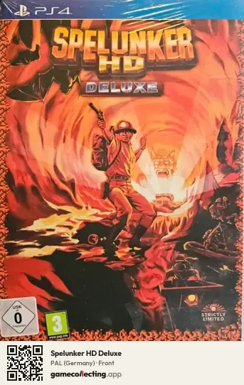 Spelunker HD Deluxe PlayStation 4, Germany box front