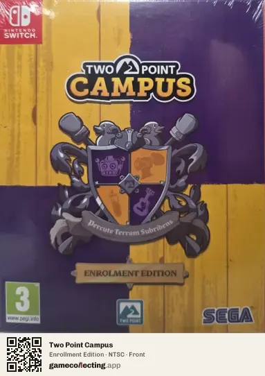 Two Point Campus Nintendo Switch, NTSC box front