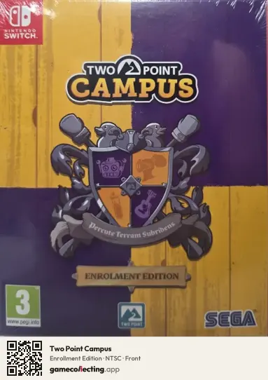 Two Point Campus Nintendo Switch, NTSC box front
