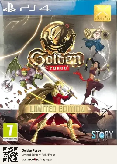 Golden Force PlayStation 4, PAL box front