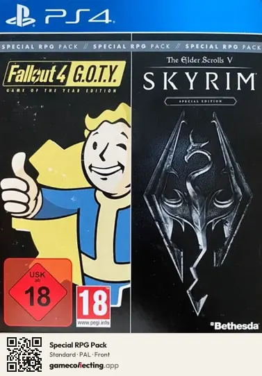 Special RPG Pack PlayStation 4, PAL box front