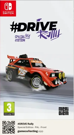 #DRIVE Rally Nintendo Switch, PAL box front