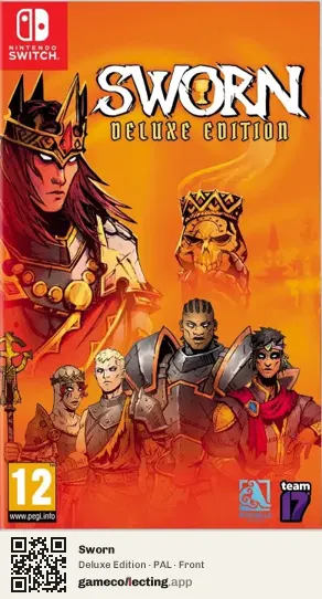 Sworn Nintendo Switch, PAL box front