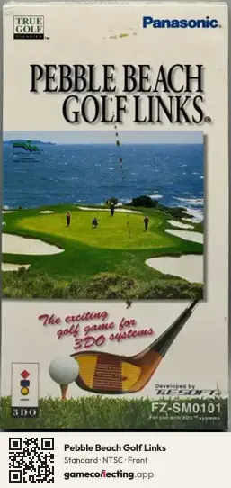 Pebble Beach Golf Links 3DO Interactive Multiplayer, NTSC box front