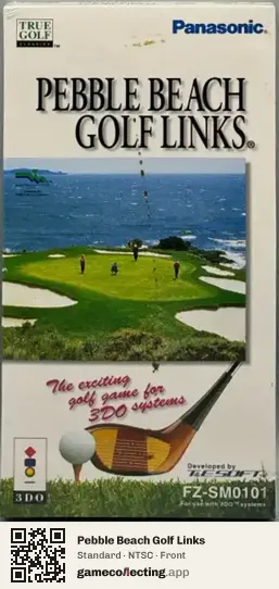 Pebble Beach Golf Links 3DO Interactive Multiplayer, NTSC box front