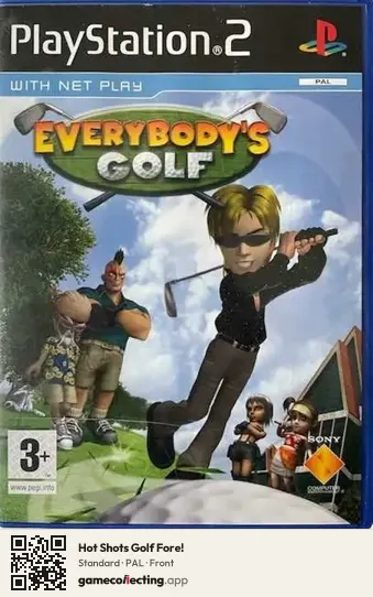 Hot Shots Golf Fore! PlayStation 2, PAL box front