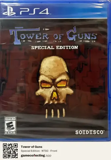 Tower of Guns PlayStation 4, NTSC box front