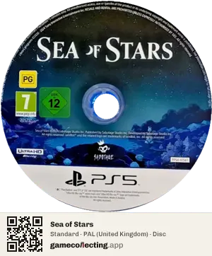 Sea of Stars PlayStation 5, PAL disc