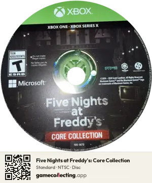 Five Nights at Freddy's: Core Collection Xbox One, NTSC disc