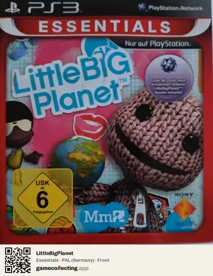 LittleBigPlanet PlayStation 3, Germany box front