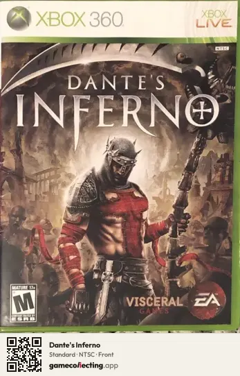 Dante's Inferno Xbox 360, NTSC box front