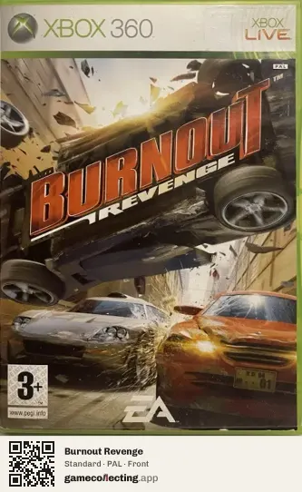 Burnout Revenge Xbox 360, PAL box front