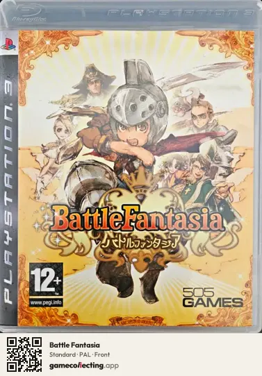 Battle Fantasia PlayStation 3, PAL box front