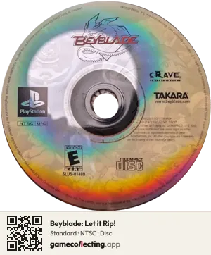 Beyblade: Let it Rip! PlayStation, NTSC disc