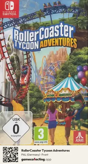 RollerCoaster Tycoon Adventures Nintendo Switch, Germany box front