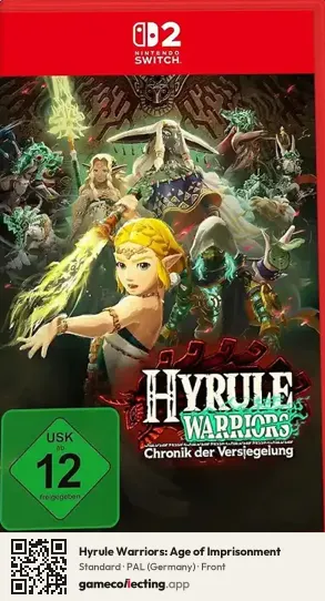 Hyrule Warriors: Age of Imprisonment Nintendo Switch 2, Germany box front