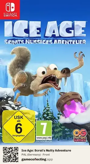 Ice Age: Scrat's Nutty Adventure Nintendo Switch, Germany box front