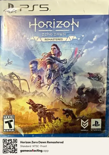 Horizon Zero Dawn Remastered PlayStation 5, NTSC box front
