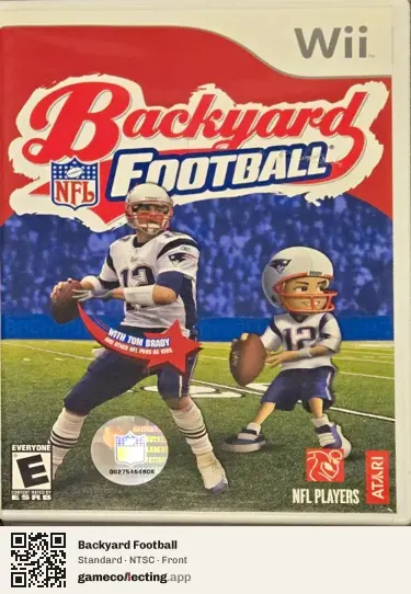 Backyard Football Nintendo Wii, NTSC box front
