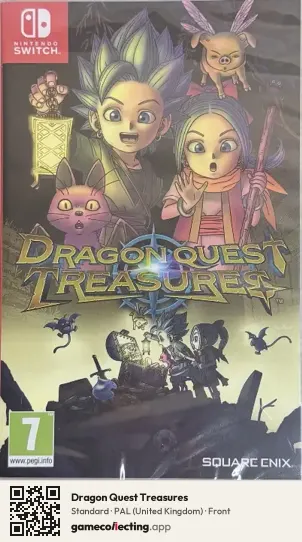Dragon Quest Treasures Nintendo Switch, United Kingdom box front