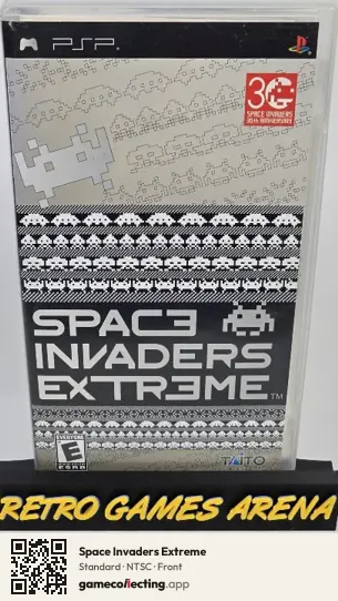 Space Invaders Extreme PlayStation Portable, NTSC box front