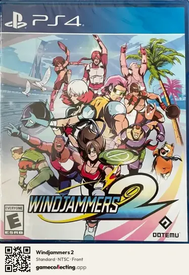 Windjammers 2 PlayStation 4, NTSC box front