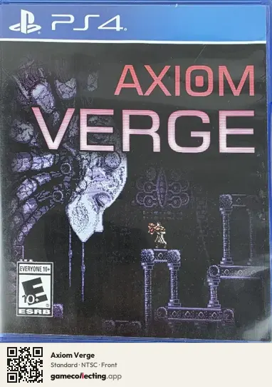 Axiom Verge PlayStation 4, NTSC box front