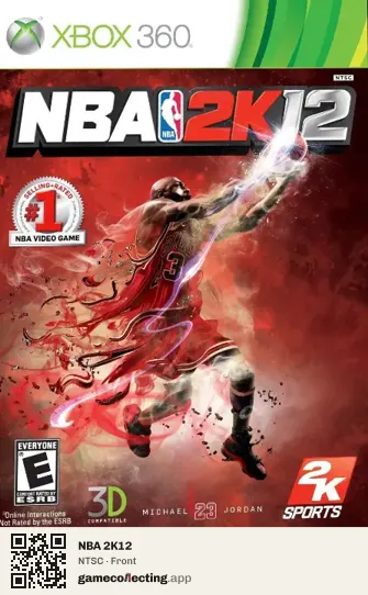 NBA 2K12 Xbox 360, NTSC box front