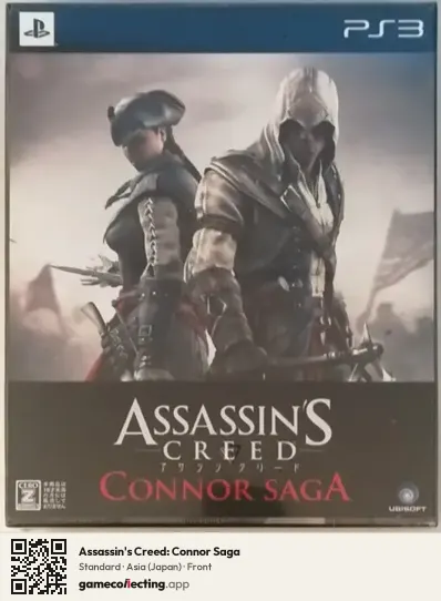 Assassin's Creed: Connor Saga PlayStation 3, Asia box front