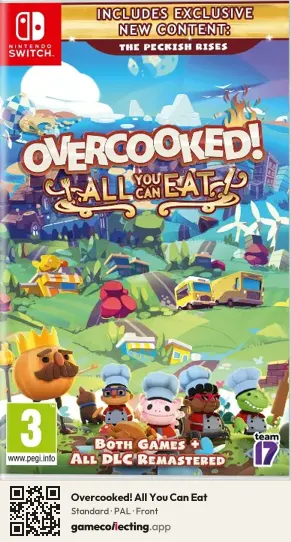 Overcooked! All You Can Eat Nintendo Switch, PAL box front