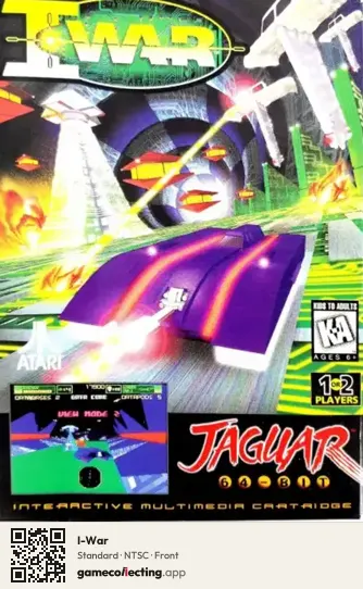 I-War Atari Jaguar, NTSC box front
