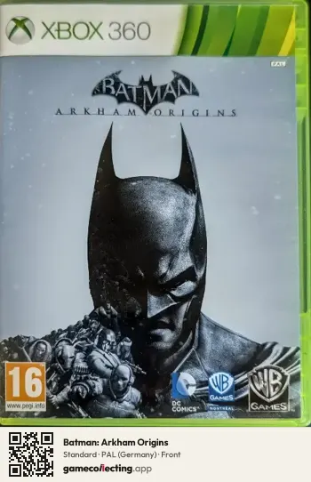 Batman: Arkham Origins Xbox 360, Germany box front