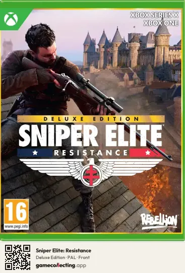 Sniper Elite: Resistance Xbox Series X, PAL box front