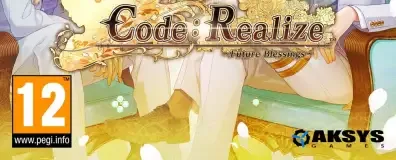 Code: Realize: Future Blessings, the PEGI square on its front