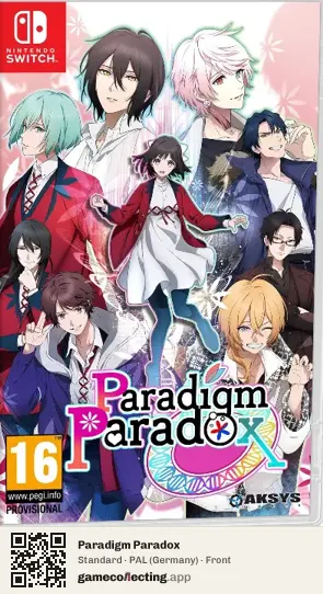 Paradigm Paradox Nintendo Switch, Germany box front