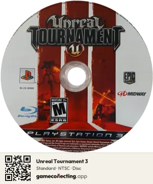 Unreal Tournament 3 PlayStation 3, NTSC disc