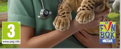 My Vet Practice in the Zoo, the PEGI square on its front