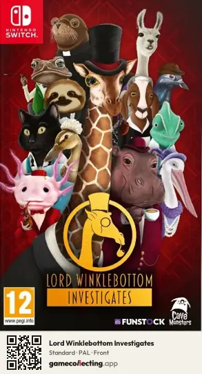 Lord Winklebottom Investigates Nintendo Switch, PAL box front
