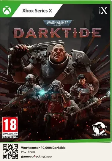 Warhammer 40,000: Darktide Xbox Series X, PAL box front