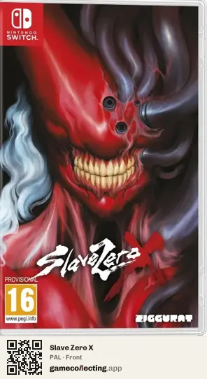 Slave Zero X Nintendo Switch, PAL box front