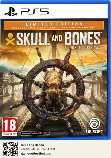 Skull and Bones PlayStation 5, PAL box front