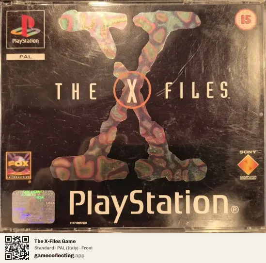The X-Files Game PlayStation, Italy box front