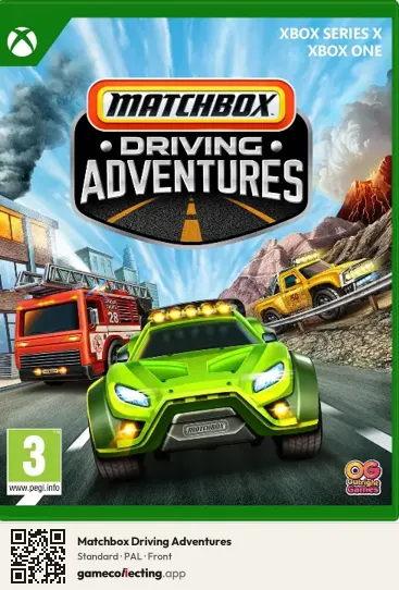 Matchbox Driving Adventures Xbox Series X, PAL box front