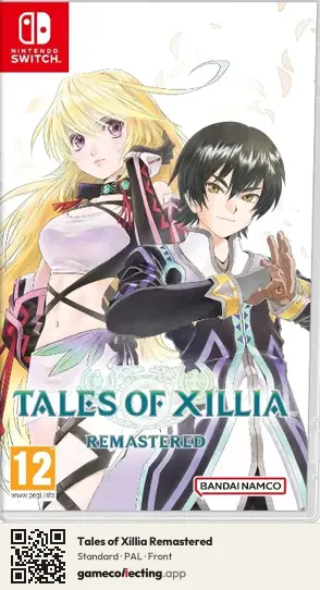 Tales of Xillia Remastered Nintendo Switch, PAL box front
