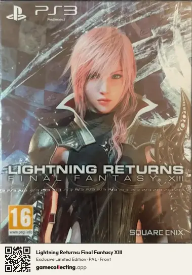 Lightning Returns: Final Fantasy XIII PlayStation 3, PAL box front